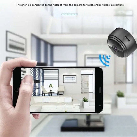 A9 Wireless Mini Camera – 1080P HD WiFi Spy Camera with Night Vision & Voice Recorder