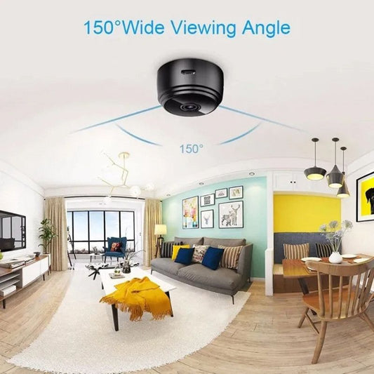 A9 Wireless Mini Camera – 1080P HD WiFi Spy Camera with Night Vision & Voice Recorder